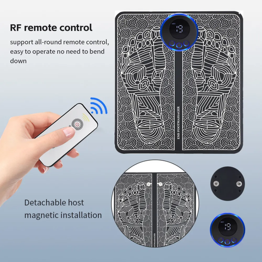 RelaxPro Foot Massager Mat (Black)
