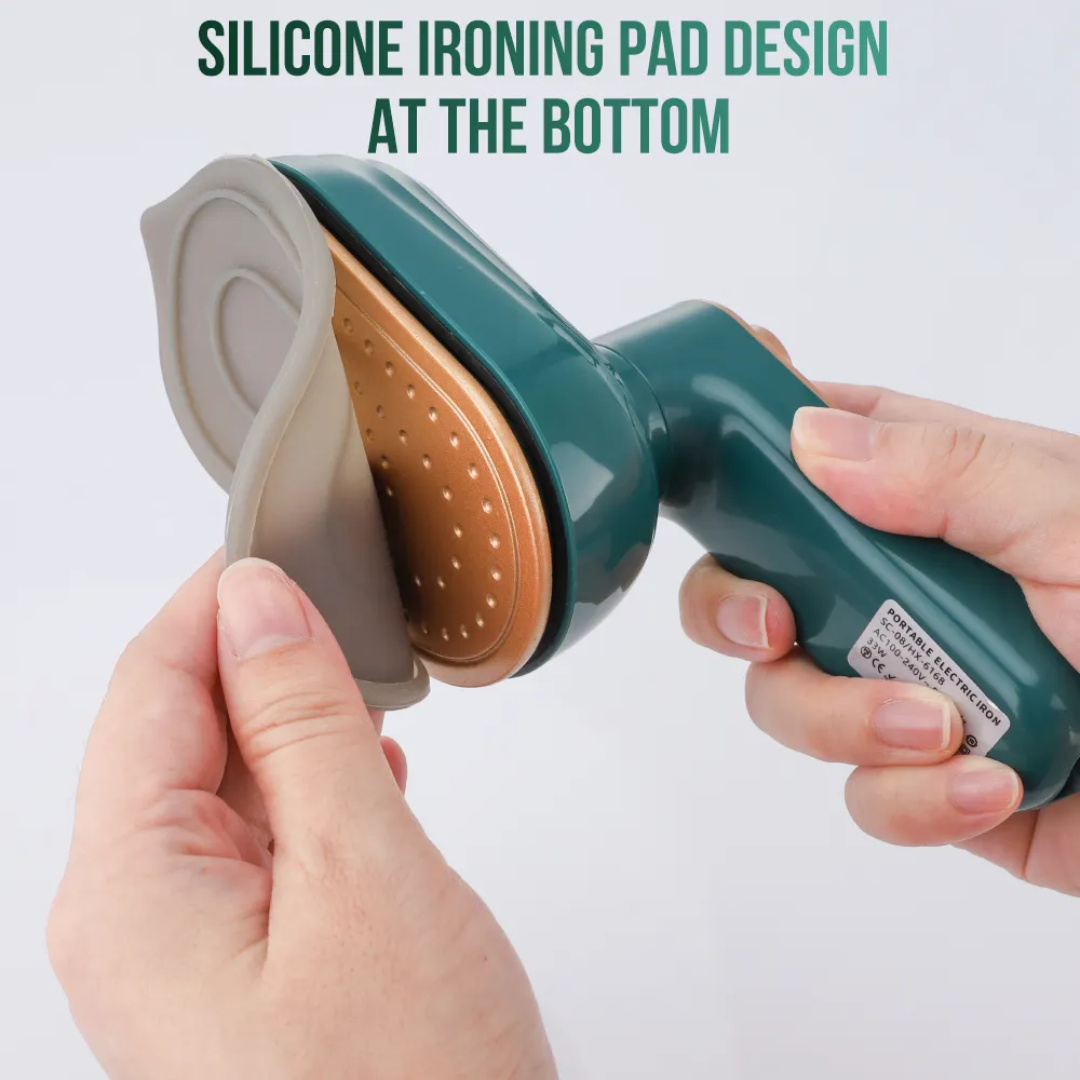 Portable Iron Travel Steamer – Mini Handheld Press (Dry & Wet Ironing)
