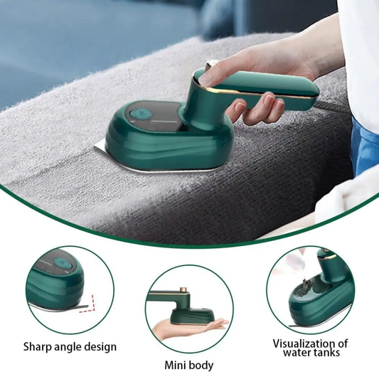 Portable Iron Travel Steamer – Mini Handheld Press (Dry & Wet Ironing)