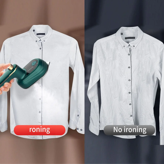 Portable Iron Travel Steamer – Mini Handheld Press (Dry & Wet Ironing)