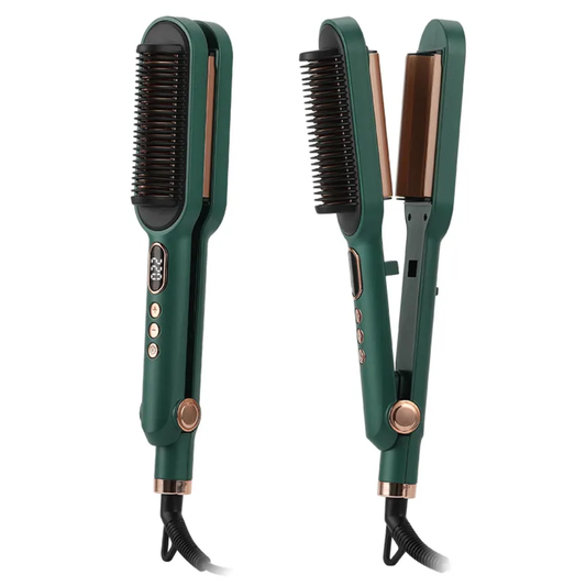 Rechargeable Hot Comb Hair Straightener – Quick & Smooth Styling