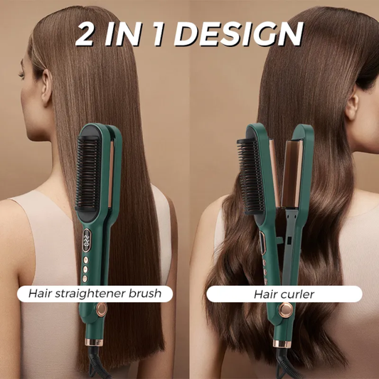 Rechargeable Hot Comb Hair Straightener – Quick & Smooth Styling