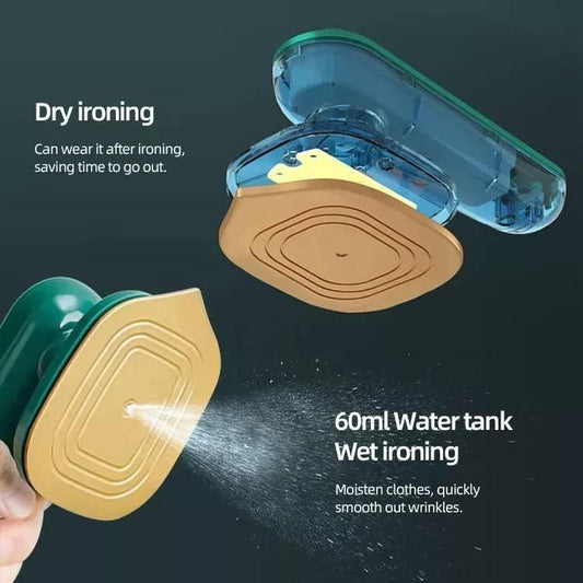 Portable Iron Travel Steamer – Mini Handheld Press (Dry & Wet Ironing)